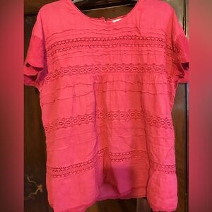 Sundance Aria Top Pink Size XL